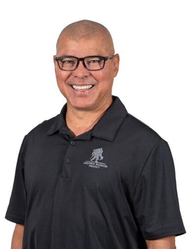 WWP teammate Charlie de la Cruz.