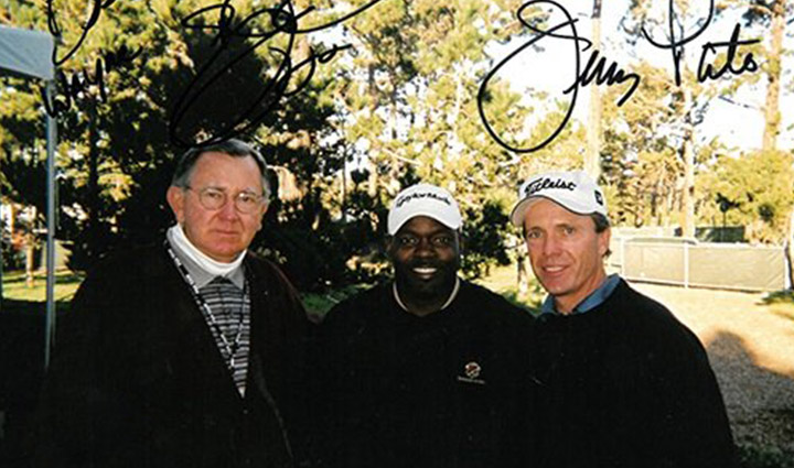 Wwp Supporter Wayne Beck With Nfl Hall Of Famer Emmitt Smith And Golf Star Jerry Pate