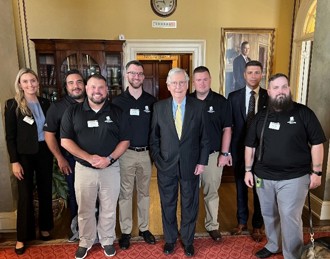 Tab 12 Brandon Gregory Warriors And Wwp Staff Meet With Senate Majority Leader Mitch Mcconnell