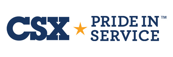 CSX - Pride in Service logo.